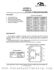 AZ100EL11D datasheet pdf Arizona Microtek