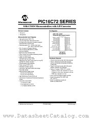 PIC16LCR72-10/JW datasheet pdf Microchip