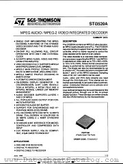 STI3520ACV datasheet pdf ST Microelectronics