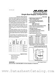 MAX923CSA datasheet pdf MAXIM - Dallas Semiconductor