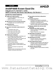AM29F400BB-120DGC1 datasheet pdf Advanced Micro Devices