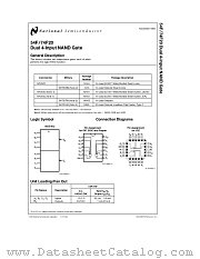 54F20DM datasheet pdf National Semiconductor