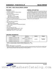 K4S56323LF-N datasheet pdf Samsung Electronic