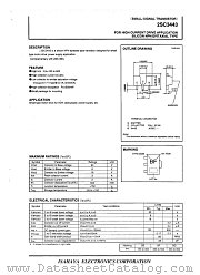 2SC3443 datasheet pdf Isahaya Electronics Corporation