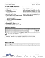 K4S51323PF-MEF75 datasheet pdf Samsung Electronic