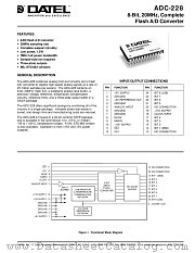 ADC-228 datasheet pdf Datel