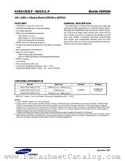 K4S51323LF-F1H datasheet pdf Samsung Electronic