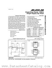 MAX475CPD datasheet pdf MAXIM - Dallas Semiconductor