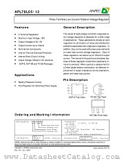 APL78L05-12A4 datasheet pdf ANPEC Electronics Corporation