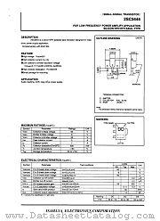 2SC3444 datasheet pdf Isahaya Electronics Corporation