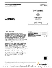 MC9328MX1CVH15 datasheet pdf Freescale (Motorola)