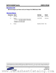 K6F3216U6M-F datasheet pdf Samsung Electronic