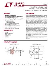 LT3483ES6 datasheet pdf Linear Technology