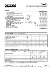 BAV99-7 datasheet pdf Diodes