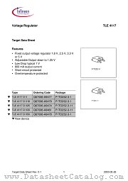 TLE4117DV18 datasheet pdf Infineon