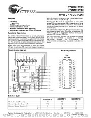 CY7C1018V33-12VC datasheet pdf Cypress