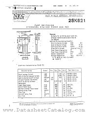 2SK821 datasheet pdf NEC