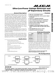 MAX6466XR46-T datasheet pdf MAXIM - Dallas Semiconductor