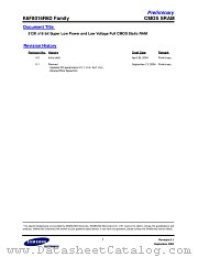 K6F8016R6D-F datasheet pdf Samsung Electronic