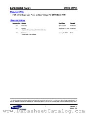 K6F8016U6D-FF55 datasheet pdf Samsung Electronic