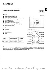 TAA4762A datasheet pdf Siemens