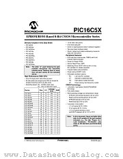 PIC16C5X datasheet pdf Microchip