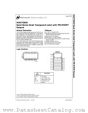 54ACTQ533L datasheet pdf National Semiconductor