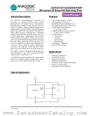 AAT3518IGV-4.20-C-A-T1 datasheet pdf ANALOGIC TECH