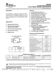 TS5A4595DBVRE4 datasheet pdf Texas Instruments