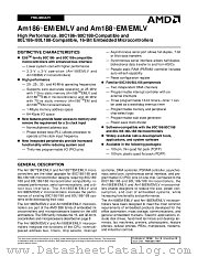 AM186EMLV-33KC/W datasheet pdf Advanced Micro Devices
