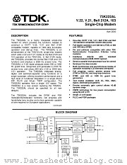 73K222AL-IGT datasheet pdf TDK Semiconductor