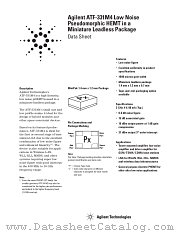 ATF-331M4-BLK datasheet pdf Agilent (Hewlett-Packard)