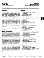 UPD7220A-2 datasheet pdf NEC
