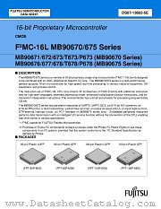 MB90677PF datasheet pdf Fujitsu Microelectronics