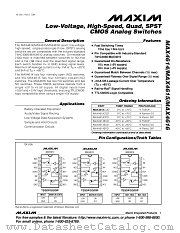 MAX4616CUD datasheet pdf MAXIM - Dallas Semiconductor