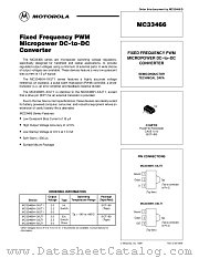 MC33466 datasheet pdf ON Semiconductor