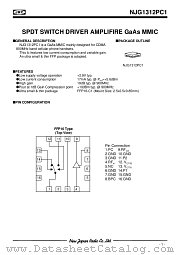 NJG1312PC1-C1 datasheet pdf New Japan Radio