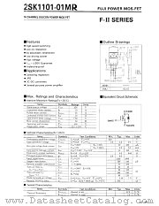 2SK1101MR datasheet pdf Fuji Electric