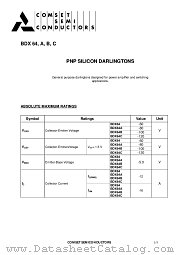 BDX64 datasheet pdf Comset Semiconductors