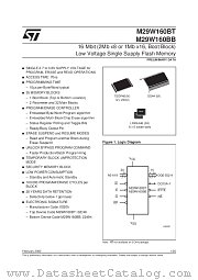 M29W160BB120M6T datasheet pdf ST Microelectronics
