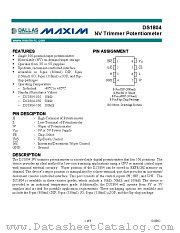 DS1804U-010 datasheet pdf MAXIM - Dallas Semiconductor
