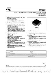 ST72681 datasheet pdf ST Microelectronics