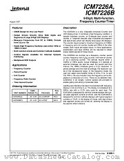 ICM7226ALJL datasheet pdf Intersil