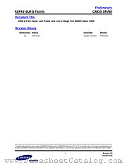 K6F4016U4G-EF70 datasheet pdf Samsung Electronic