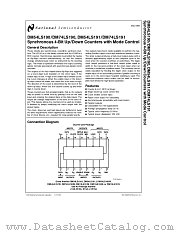 DM74LS191N datasheet pdf National Semiconductor