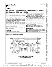 LM1237AAF/NA datasheet pdf National Semiconductor