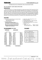 TC55V16256FTI datasheet pdf TOSHIBA