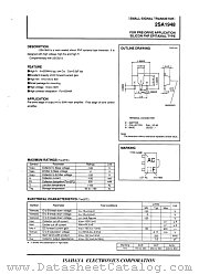 2SA1948 datasheet pdf Isahaya Electronics Corporation