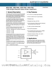 AS1703-T datasheet pdf Austria Mikro Systems