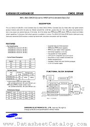 K4E660812E-TC/L datasheet pdf Samsung Electronic